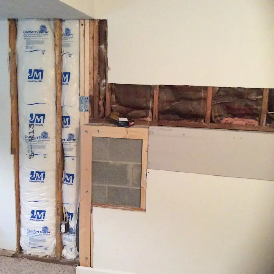 Wall insulation replacement during Structural Drying in Cornwall